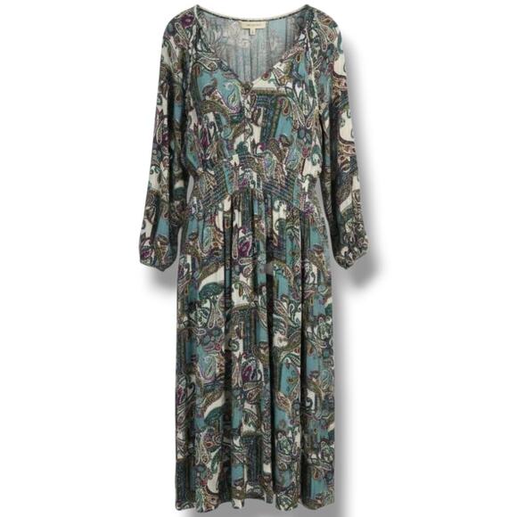 Kate and Sam Dresses & Skirts - Kate & Sam Women’s Paisley Boho Midi Dress – Size XXL, gently used